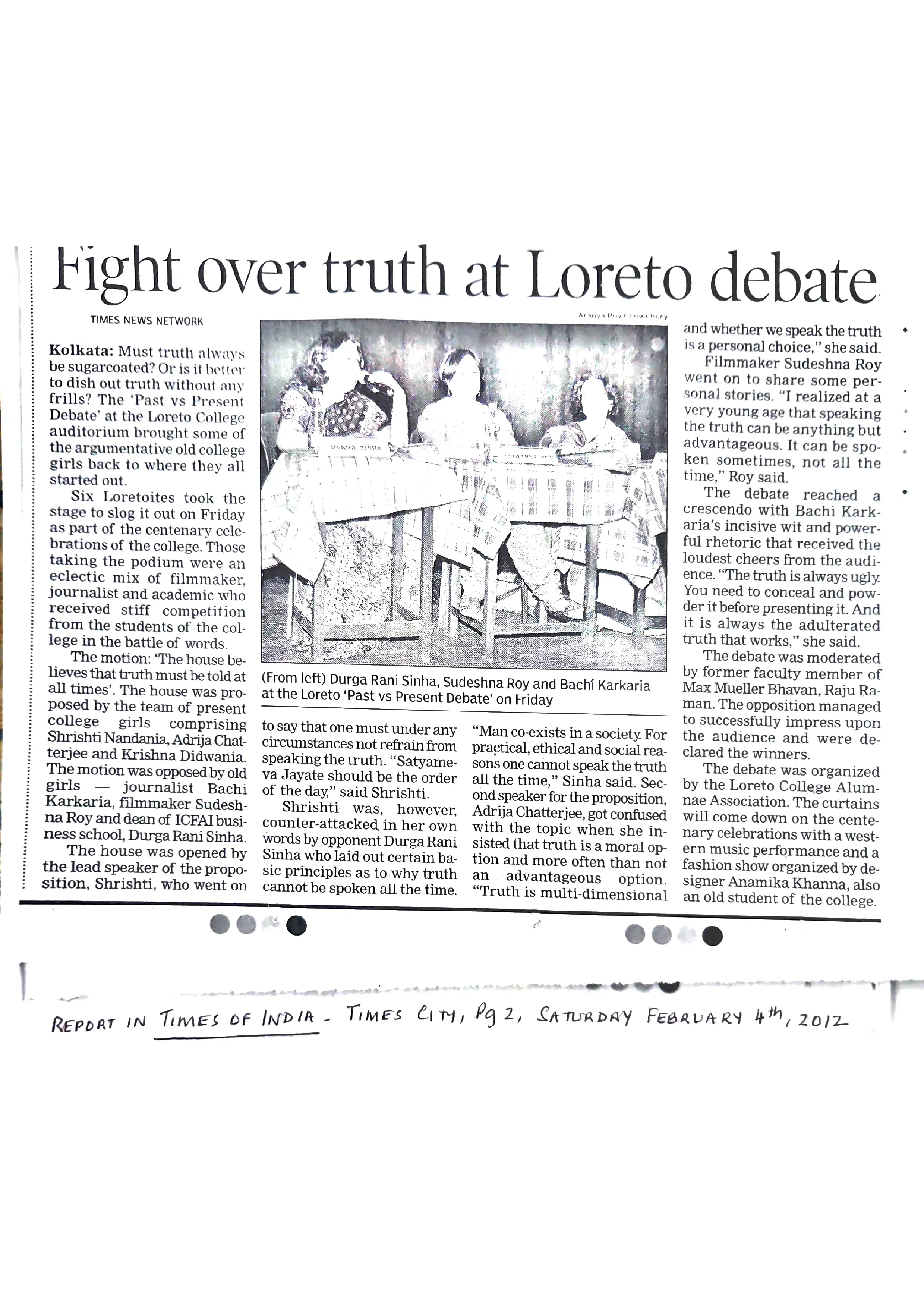 Fight Over Truth